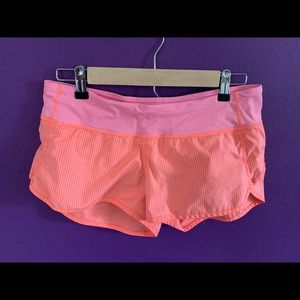 Lululemon speed shorts size 8